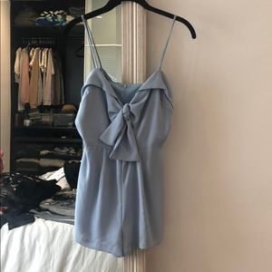 Baby blue romper